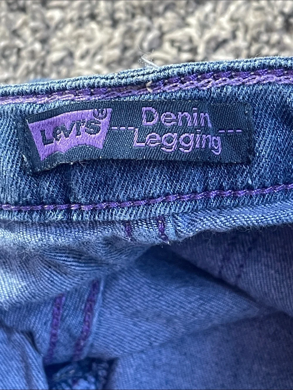 Girls Levis Denim Leggings girls size 14 regular adjustable waist skinny jeans